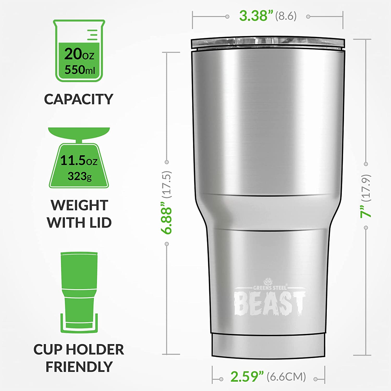 Beast Tumbler 20oz