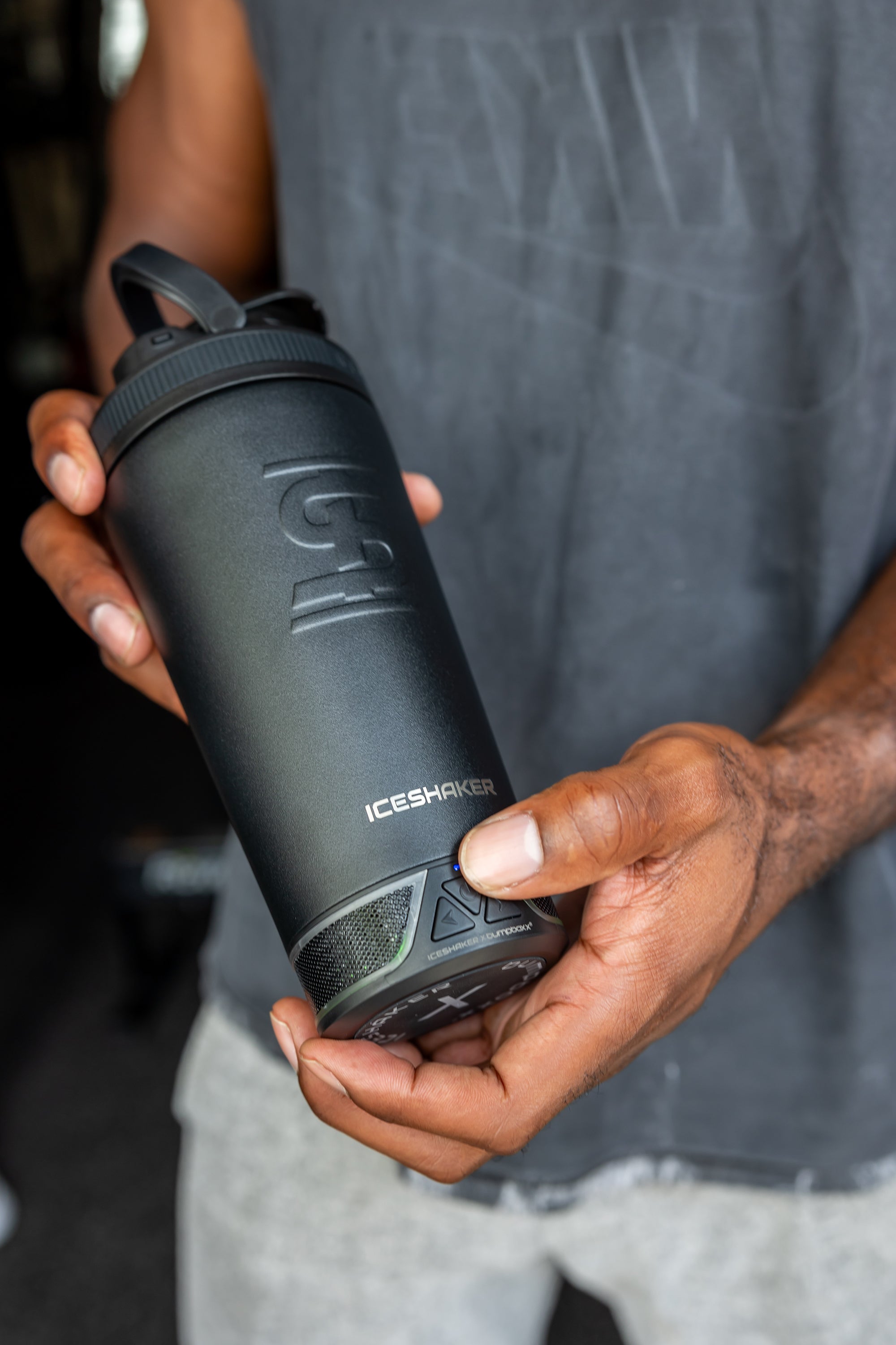 Ice Shaker Speaker Bottle