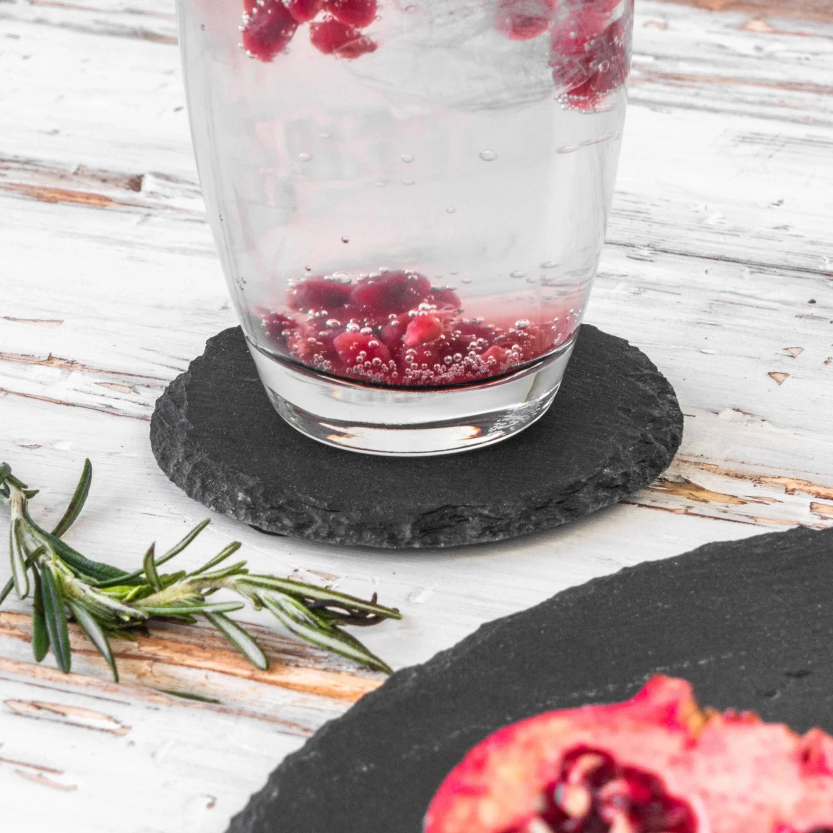 Personalized Round Slate Coasters
