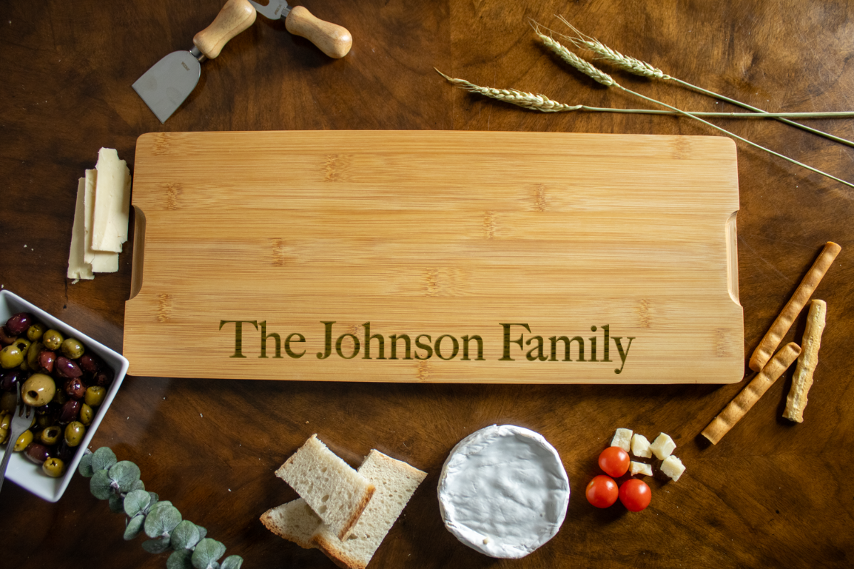 Personalized Bamboo Charcuterie Board