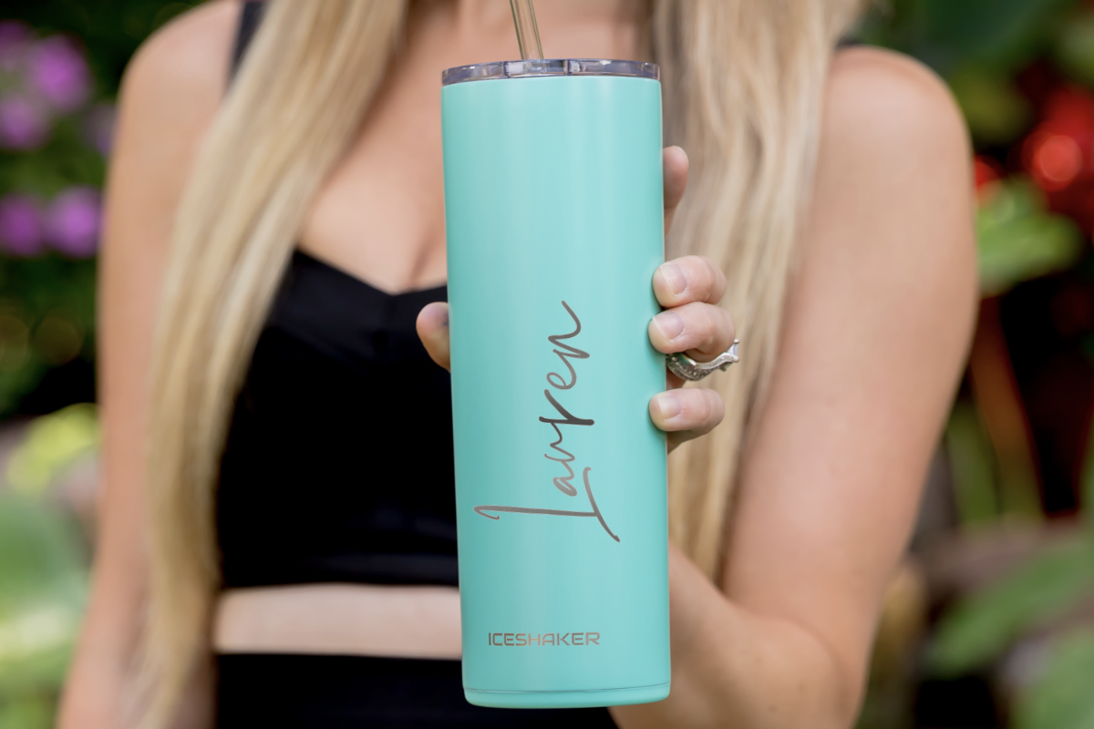 Ice Shaker Skinny Tumbler 20oz