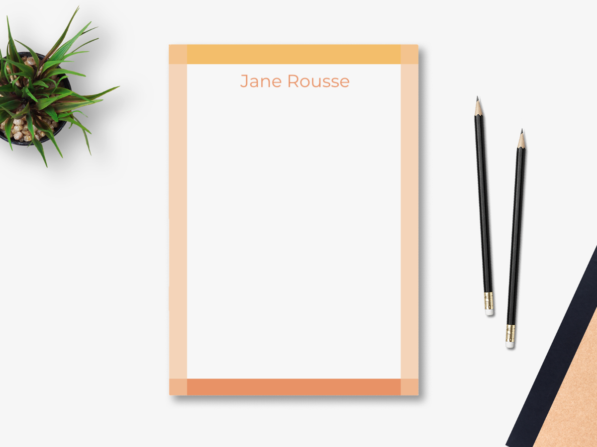 Multi Orange Notepad