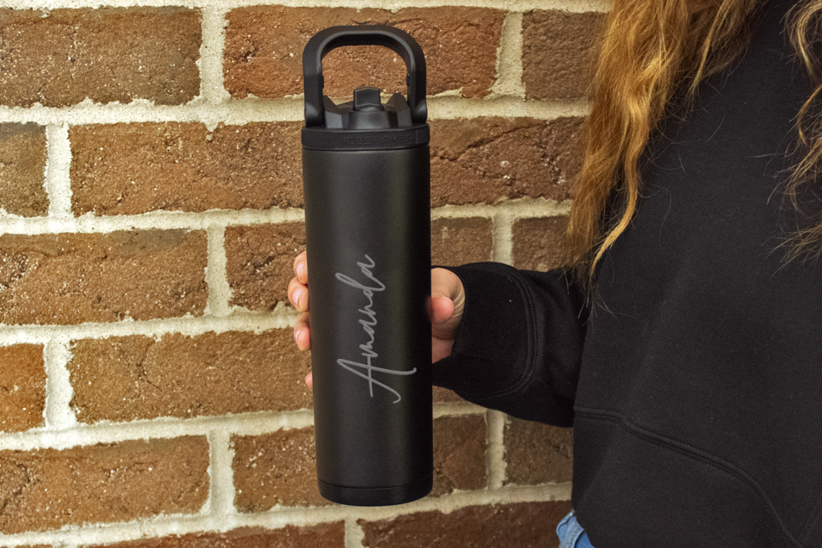 Ice Shaker Sport Bottle - 20 oz