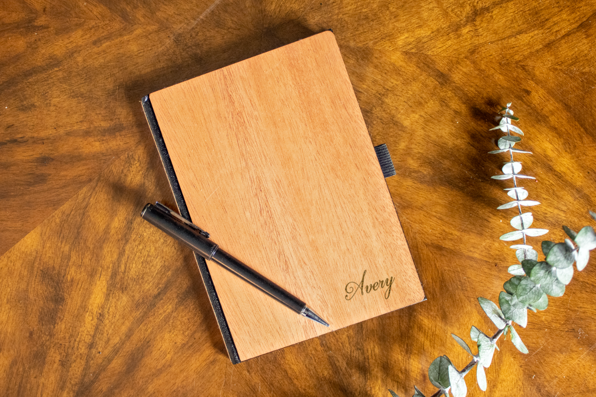 Personalized Wood Journal