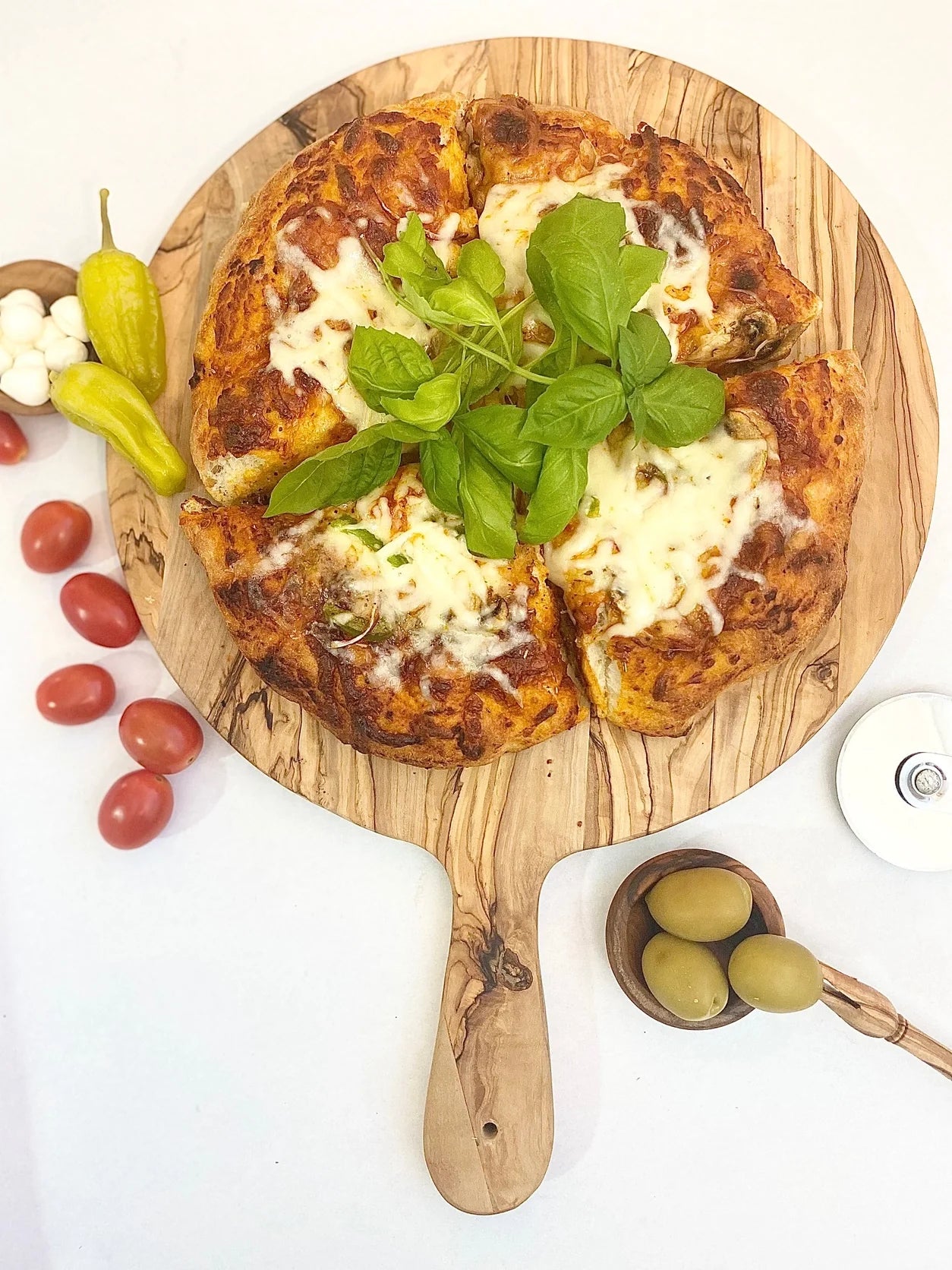 Personalized Olive Wood Pizza Board